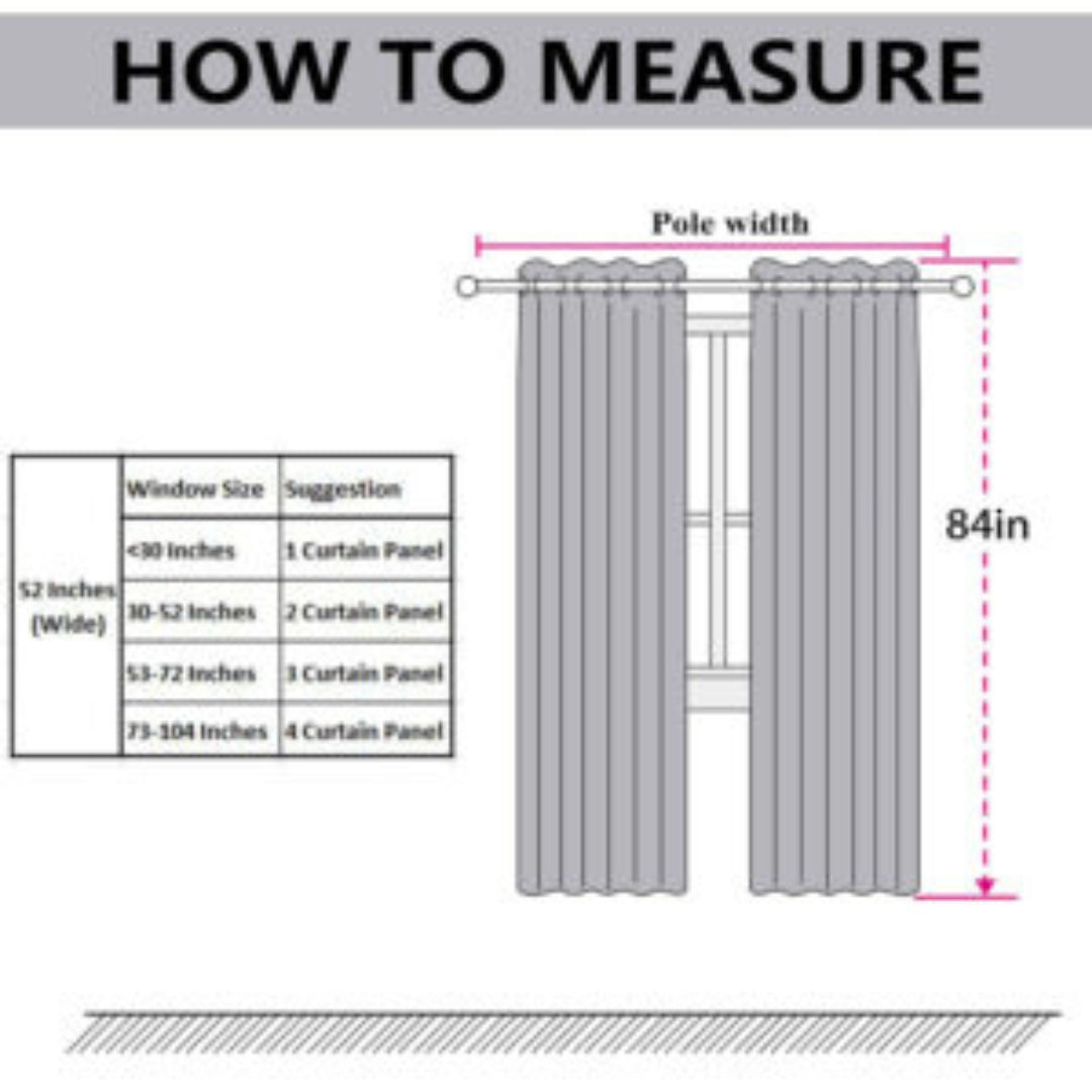 Single pc of Velvet Combination Curtains with Tie Belts & Beads