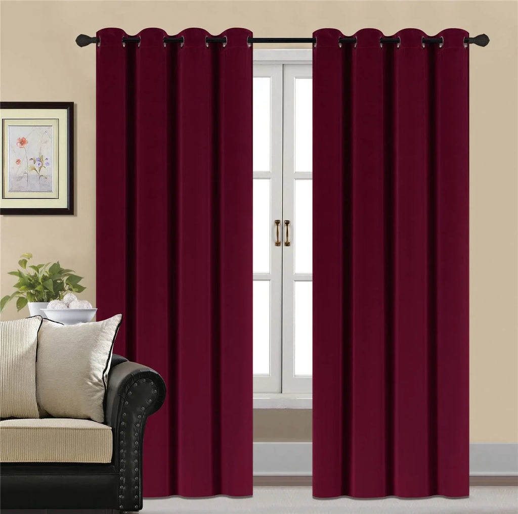 Single pc of Premium Maroon Velvet Curtain